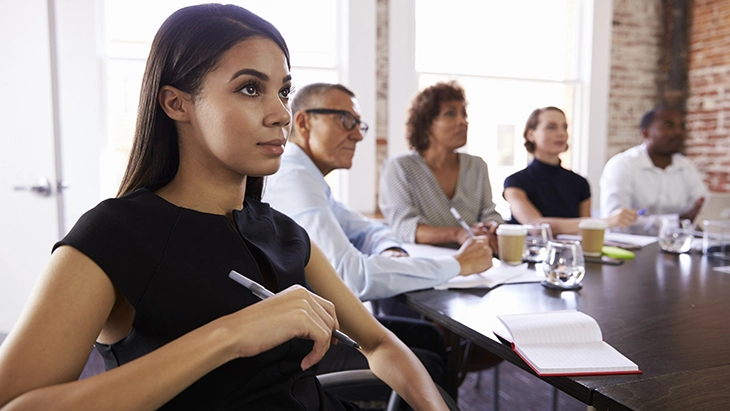 Colleagues in a meeting