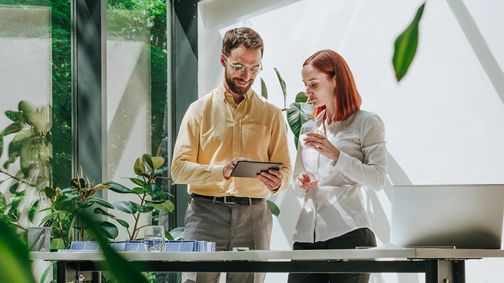 sustainability professionals at work